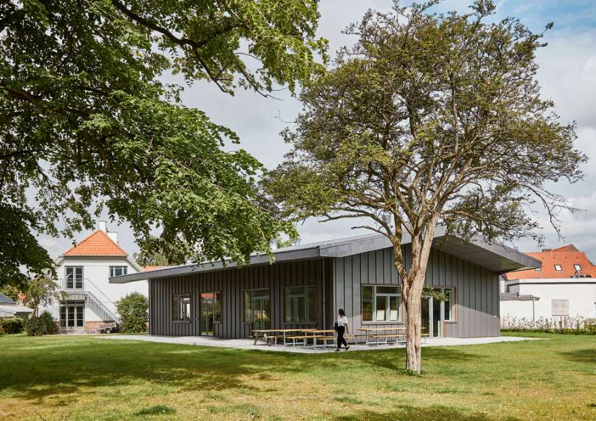 Sankt Birgitta Skole får superflot ”stålbarak”, Privat Skole - Østergade 64, 4930 Maribo